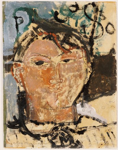 Portret Picassa, 1915 autorstwa Amedeo Modigliani