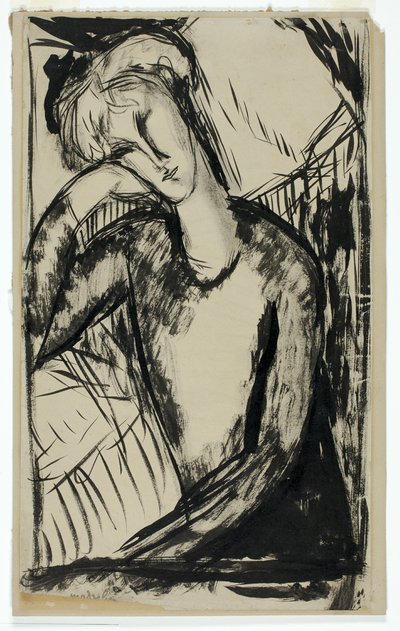 Portret młodej kobiety autorstwa Amedeo Modigliani
