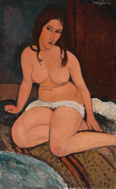 Akt siedzący autorstwa Amedeo Modigliani