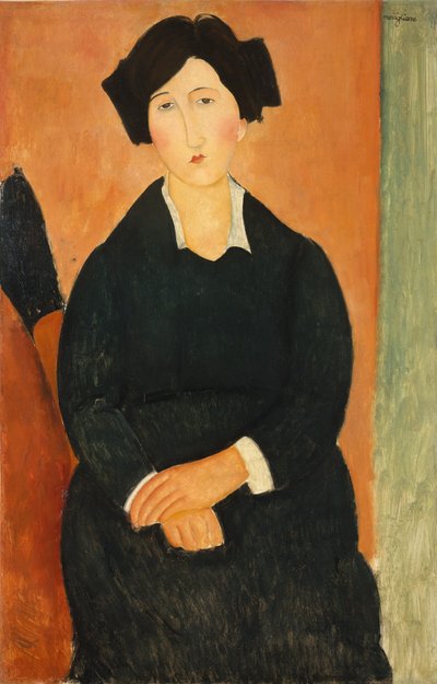 Włoszka, 1917 autorstwa Amedeo Modigliani