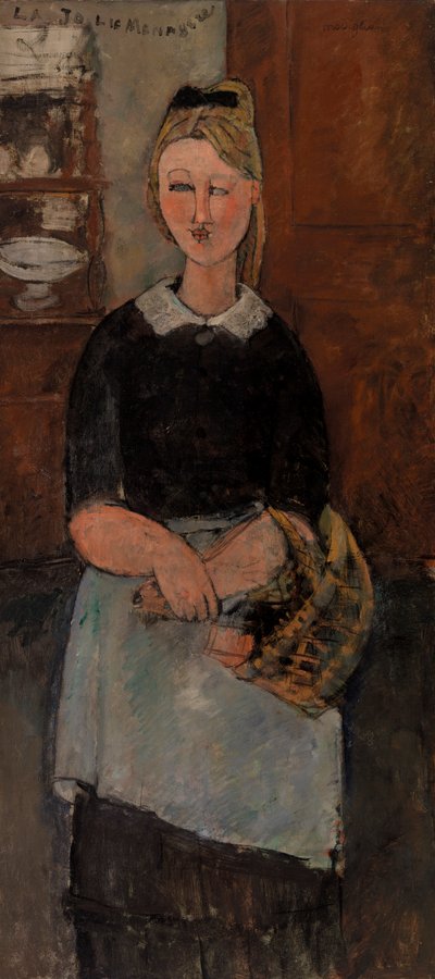 Ładna gospodyni domowa (La Jolie menager) autorstwa Amedeo Modigliani
