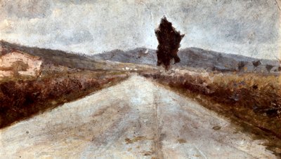 Droga Toskańska. Obraz Amedeo Modiglianiego (1884-1920) autorstwa Amedeo Modigliani