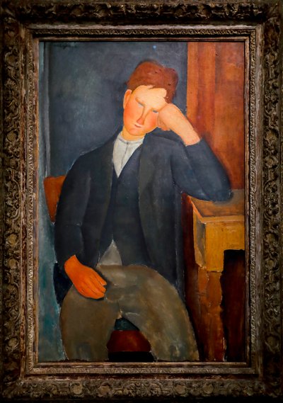Młody uczeń, ok. 1918-19 (olej na płótnie) autorstwa Amedeo Modigliani