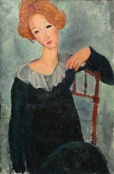 Kobieta z Rudymi Włosami autorstwa Amedeo Modigliani