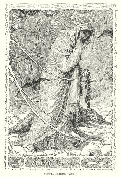 Akedia poszybowała do przodu (grawerowanie) autorstwa Amelia M. (attr.to) Bowerley or Bauerle
