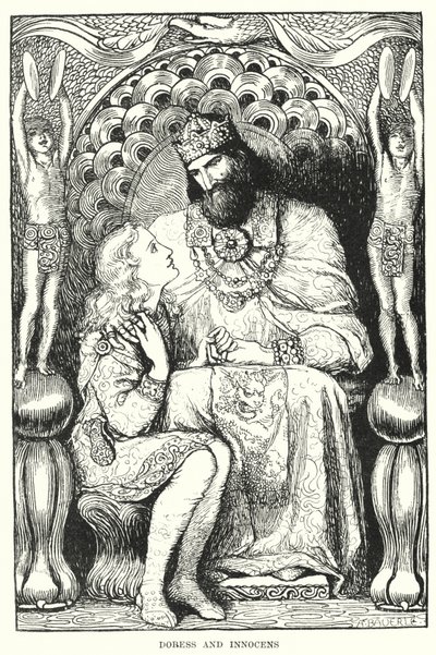 Doress i Innocens (grawerowanie) autorstwa Amelia M. (attr.to) Bowerley or Bauerle