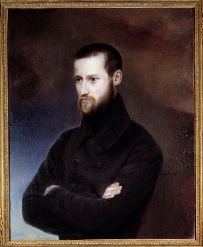 Portret Louisa Auguste (Louis-Auguste) Blanqui (1805-1881), polityka. Obraz Amelii Suzanne Serre (1814-1841) autorstwa Amélie Suzanne Serre