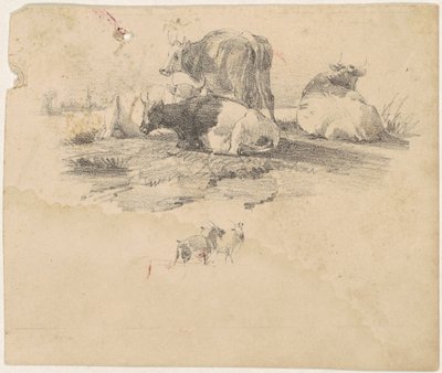 Stado bydła autorstwa American 19th Century