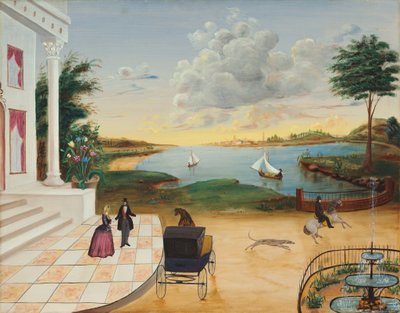 Opuszczenie dworku autorstwa American 19th Century
