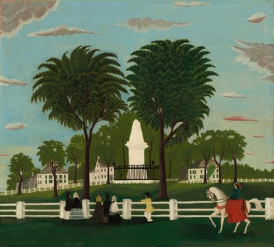 Pomnik bitwy o Lexington autorstwa American 19th Century