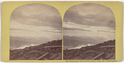 Góra Kearsarge i Podwójna Głowa z Góry Waszyngton autorstwa American 19th Century
