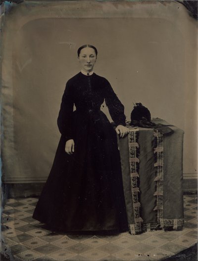 Portret wdowy po wojnie secesyjnej autorstwa American 19th Century