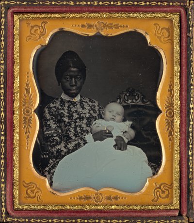 Portret kobiety i dziecka autorstwa American 19th Century