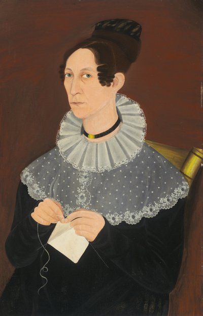 Prawdopodobnie Sarah Cook Arnold Knitting autorstwa American 19th Century