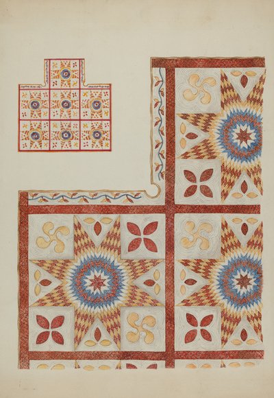 Kołdra kinkiet autorstwa American 20th Century