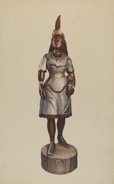 Sklep z cygarami Pocahontas autorstwa American 20th Century
