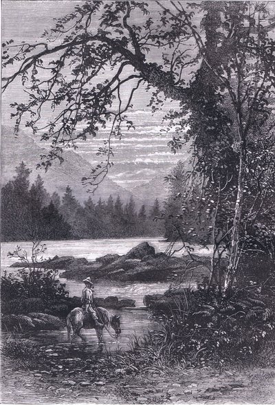 Widok Karoliny Północnej, ilustracja z Cassells History of the United States wydana przez Cassell, Petter & Galpin, c.1900 (litografia) autorstwa American English school