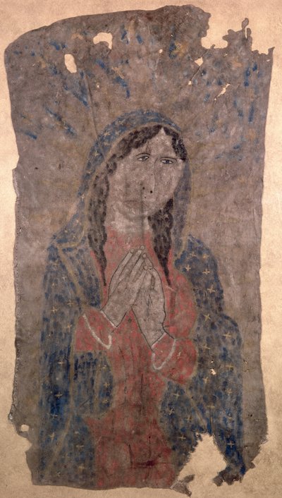 Obraz przedstawiający Madonnę, Indianin Pueblo autorstwa American Native