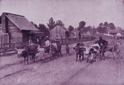 Wiejska scena radosnej treści w Wirginii (zdjęcie czarno-białe) autorstwa American Photographer (after)