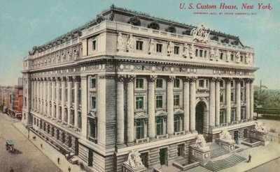 Alexander Hamilton US Custom House, Nowy Jork, Nowy Jork, USA (kolorowe zdjęcie) autorstwa American Photographer (after)