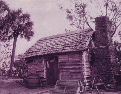 Stary domek w Gruzji (zdjęcie czarno-białe) autorstwa American Photographer (after)