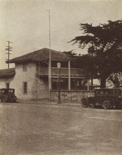 Kalifornia: Pierwszy Kapitol Kalifornii (zdjęcie czarno-białe) autorstwa American Photographer (after)