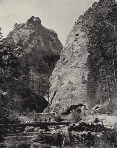 Kanion Cheyenne, Kolorado (zdjęcie czarno-białe) autorstwa American Photographer (after)