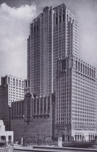 Chicago: Opera Obywatelska (zdjęcie czarno-białe) autorstwa American Photographer (after)