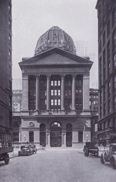Chicago: Budynek Federalny, skrzydło wschodnie (zdjęcie czarno-białe) autorstwa American Photographer (after)