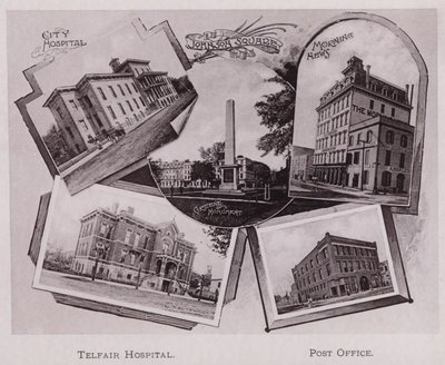 Szpital Miejski; Plac Johnsona; Pomnik Greene