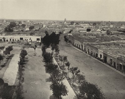 Miasto Queretaro, Meksyk (zdjęcie czarno-białe) autorstwa American Photographer (after)