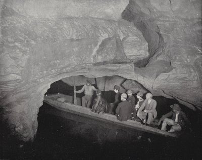 Echo River, Mammoth Cave, Kentucky (zdjęcie czarno-białe) autorstwa American Photographer (after)