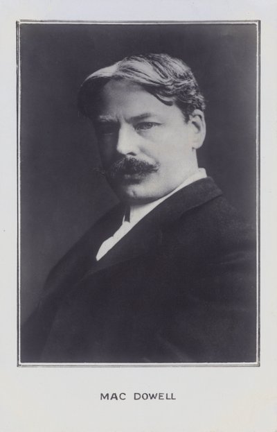 Edward MacDowell, amerykański kompozytor (zdjęcie czarno-białe) autorstwa American Photographer (after)