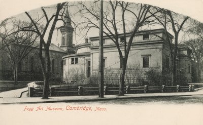 Fogg Art Museum, Cambridge, Massachusetts, USA (zdjęcie czarno-białe) autorstwa American Photographer (after)