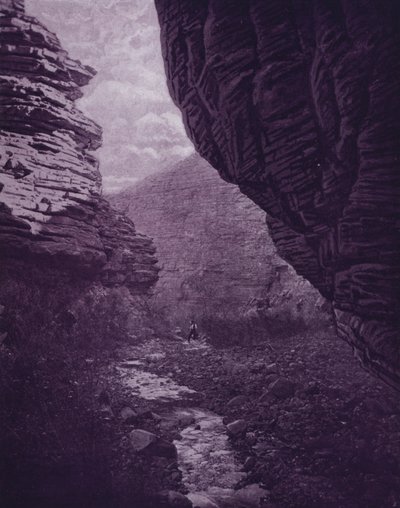 Wielki kanion Kolorado, w pobliżu Świątyni Seta (zdjęcie czarno-białe) autorstwa American Photographer (after)
