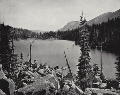 Green Lake, Kolorado (zdjęcie czarno-białe) autorstwa American Photographer (after)
