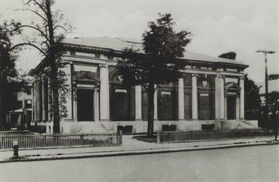 Harvard University: Nowa sala wykładowa (zdjęcie czarno-białe) autorstwa American Photographer (after)