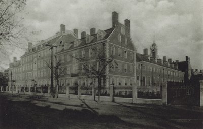 Uniwersytet Harvarda: Smith Halls (zdjęcie czarno-białe) autorstwa American Photographer (after)