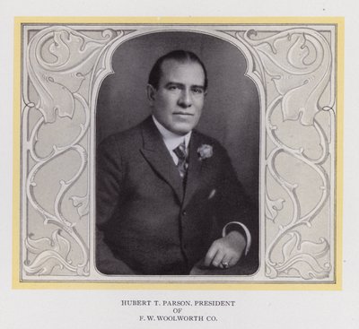 Hubert T Parson, prezes FW Woolworth Co (czarno-białe zdjęcie) autorstwa American Photographer (after)