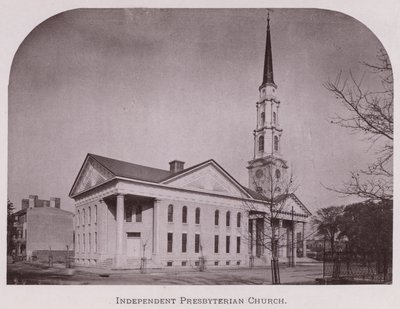Niezależny Kościół Prezbiteriański (zdjęcie czarno-białe) autorstwa American Photographer (after)