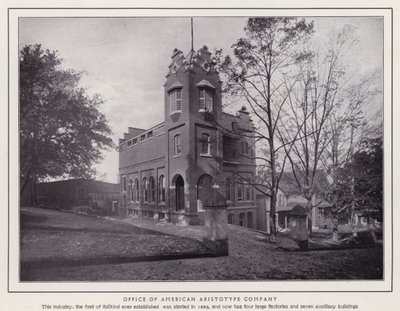 Jamestown, NY: Biuro American Aristotype Company (zdjęcie czarno-białe) autorstwa American Photographer (after)