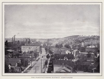 Jamestown, NY: The Manufacturing District (zdjęcie czarno-białe) autorstwa American Photographer (after)