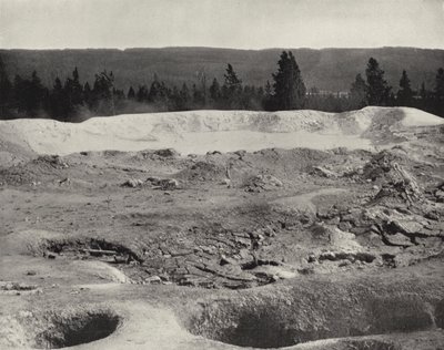 Mammoth Paint Pots, Yellowstone Valley, Wyoming (zdjęcie czarno-białe) autorstwa American Photographer (after)