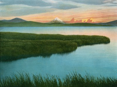 Góra McLaughlin z Upper Klamath Lake (zdjęcie) autorstwa American Photographer (after)
