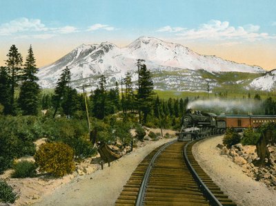 Mount Shasta z punktu koło Edgewood (zdjęcie) autorstwa American Photographer (after)