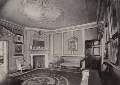 Mount Vernon: West Parlor (zdjęcie czarno-białe) autorstwa American Photographer (after)