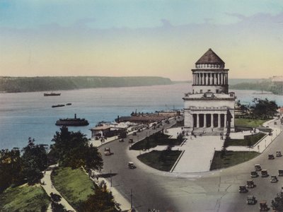 Nowy Jork: rzeka Hudson i Riverside Drive; Grób Granta (zdjęcie) autorstwa American Photographer (after)