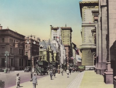 Nowy Jork: rezydencje Vanderbilta; Kościół św. Tomasza; Piąta Aleja (zdjęcie) autorstwa American Photographer (after)