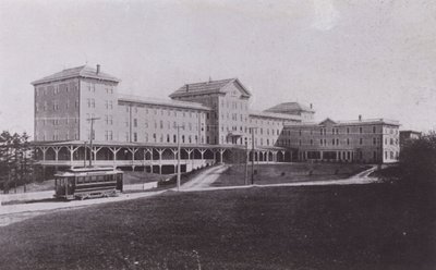 Old Orchard House, Maine: front śródlądowy (zdjęcie czarno-białe) autorstwa American Photographer (after)