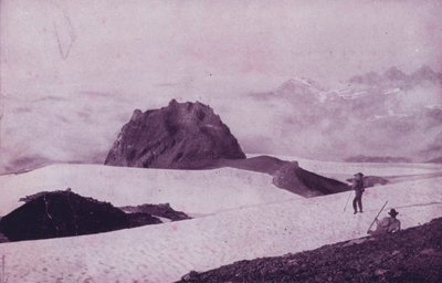 Na szczycie Mount Tacoma w Waszyngtonie (zdjęcie czarno-białe) autorstwa American Photographer (after)